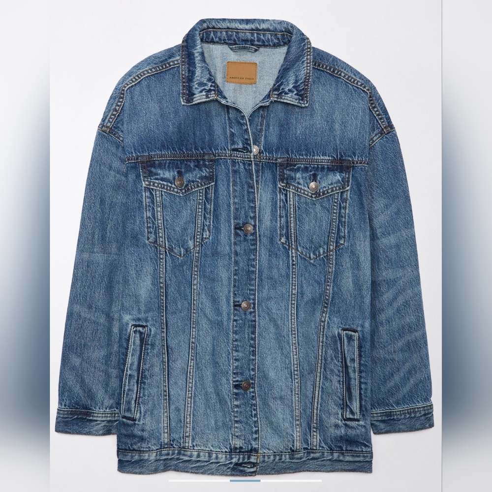 Oversized denim jacket